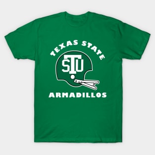 Texas State Armadillos Two-Bar Helmet Shirt T-Shirt